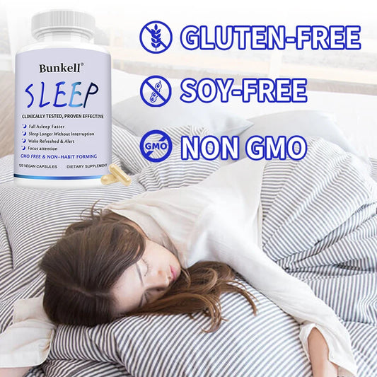 With 5 Mg Melatonin & L-Theanine Capsules, Sleep Support Helps Calm Mind and Body for Better, Longer Sleep 120 Capsules