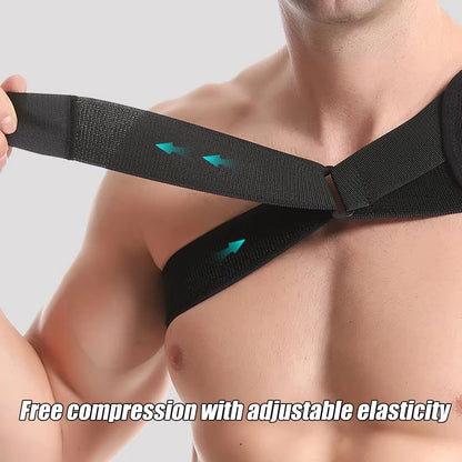 Recovery Shoulder Brace for Men Women,Shoulder Stability Support Brace,Adjustable Fit Sleeve Wrap,Relief for Shoulder Injuries