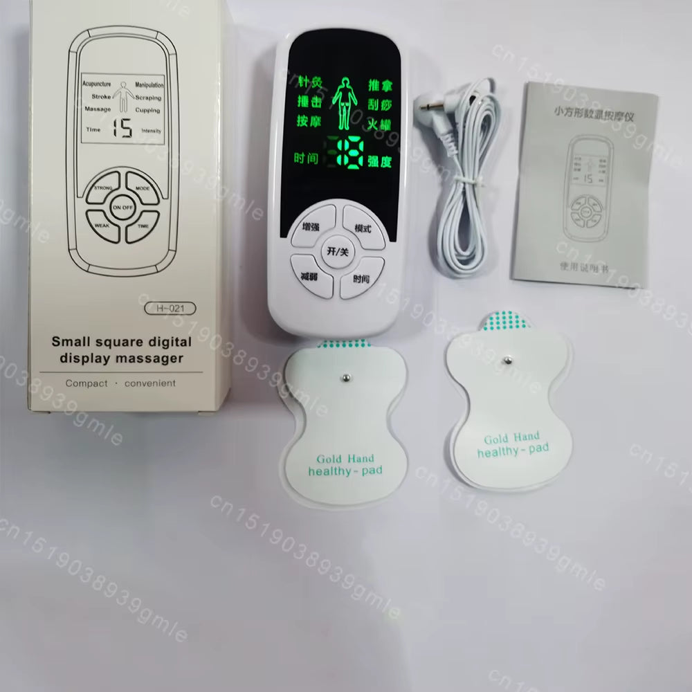 Ems Electric Muscle Therapy Stimulator 6 Modes Tens Unit Machine Meridian Physiotherapy Pulse Abdominal Prostate Body Massager