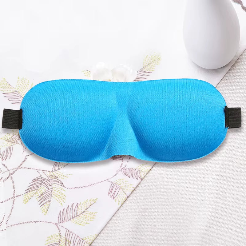 3D Sleeping Eye Mask Travel Rest Aid Eye Cover Patch Paded Soft Sleeping Mask Blindfold Eye Relax Massager