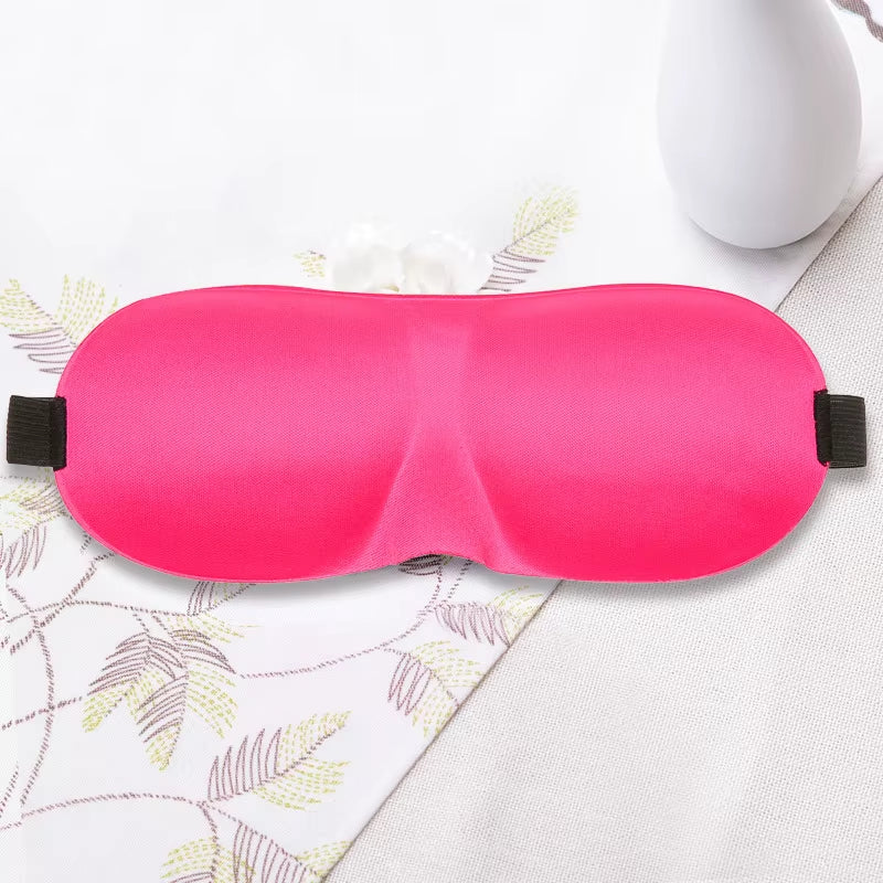 3D Sleeping Eye Mask Travel Rest Aid Eye Cover Patch Paded Soft Sleeping Mask Blindfold Eye Relax Massager