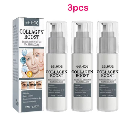 5/3/1Pcs Collagen Boost Serum Anti-Aging Dark Spot Corrector Anti-Wrinkle Face Cream Fade Fine Lines Women Skin Care 30Ml