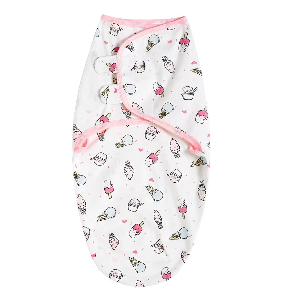 1Pc Baby Swaddle Wrap Soft Cocoon Baby Blankets Newborn Swaddle Wrap Warm Cotton Baby Bedding Blanket