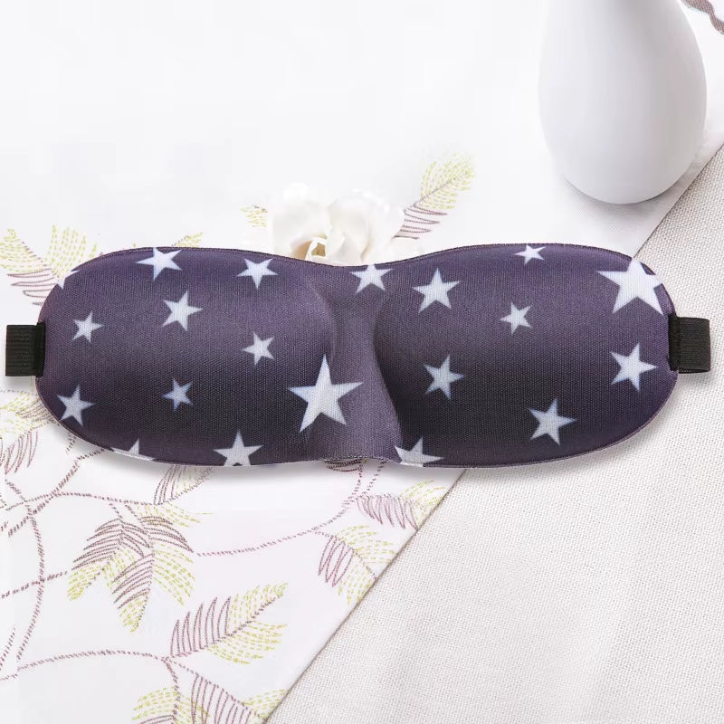 3D Sleeping Eye Mask Travel Rest Aid Eye Cover Patch Paded Soft Sleeping Mask Blindfold Eye Relax Massager