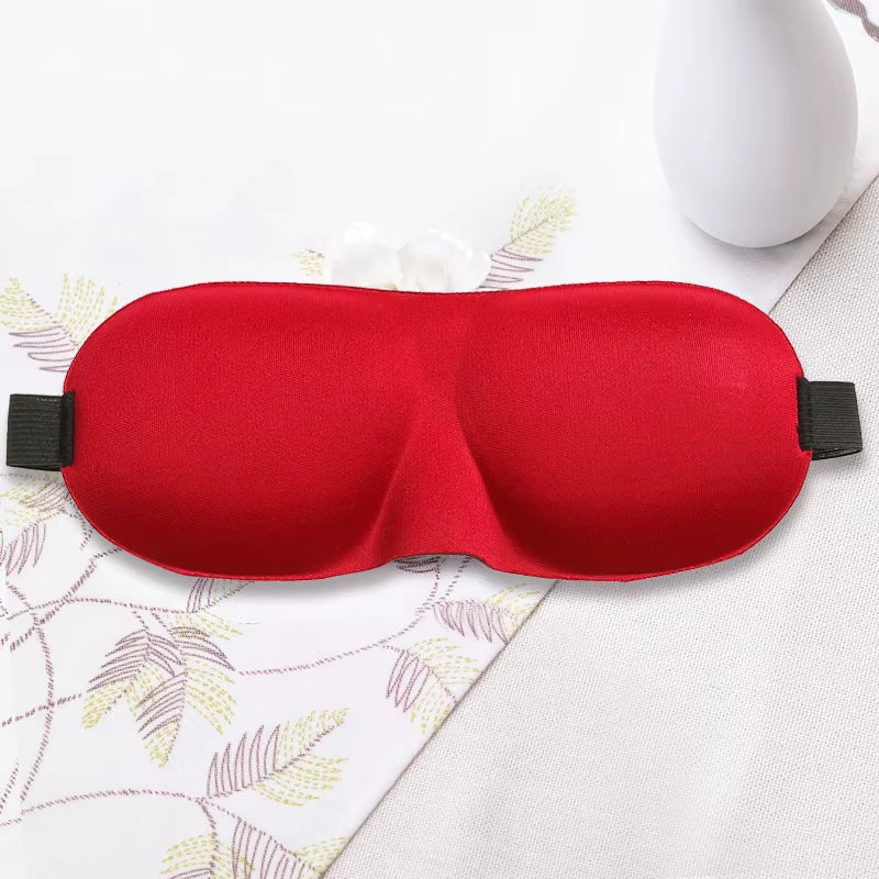 3D Sleeping Eye Mask Travel Rest Aid Eye Cover Patch Paded Soft Sleeping Mask Blindfold Eye Relax Massager