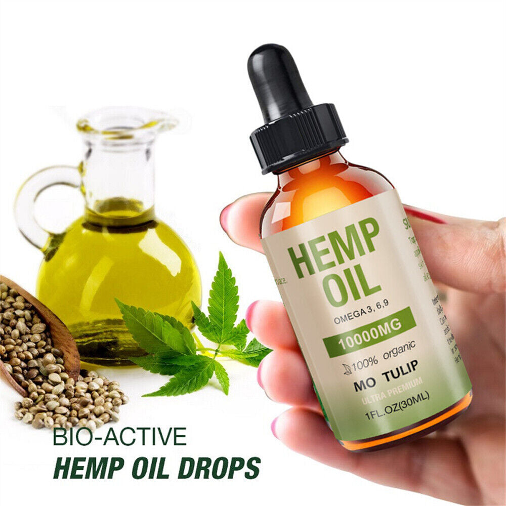 ✅✅Pure Hemp Organic Hemp Seed Oil 10000MG 30Ml Pain Relief, Anxiety Sleep-Au✅✅