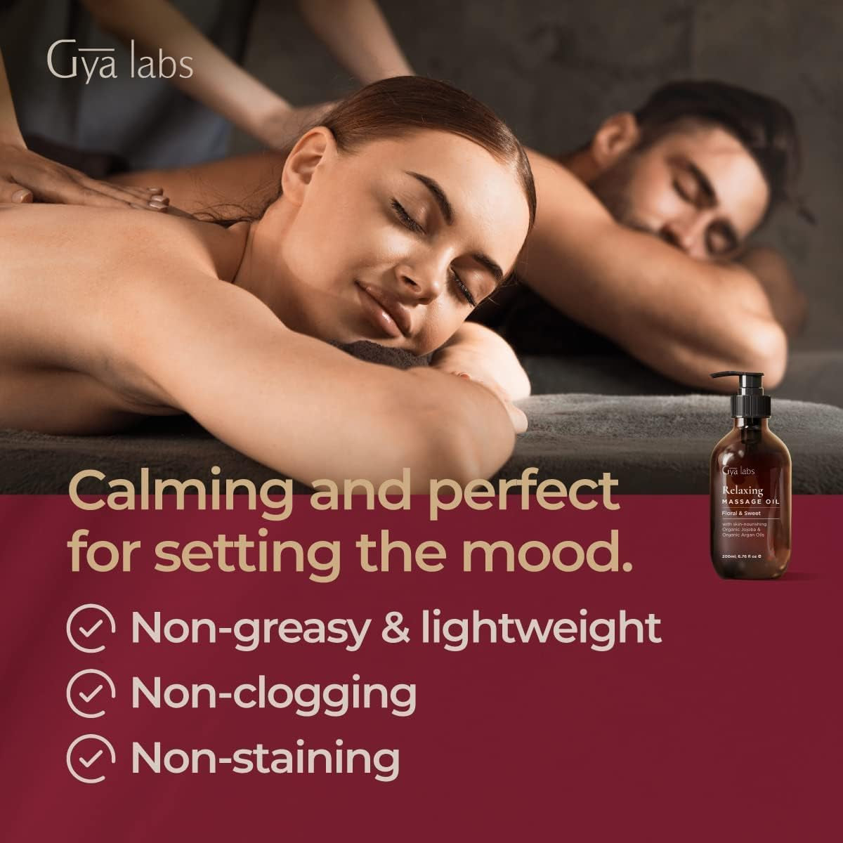 Relaxing & Destressing Massage Oil (200Ml) - Pack of 2