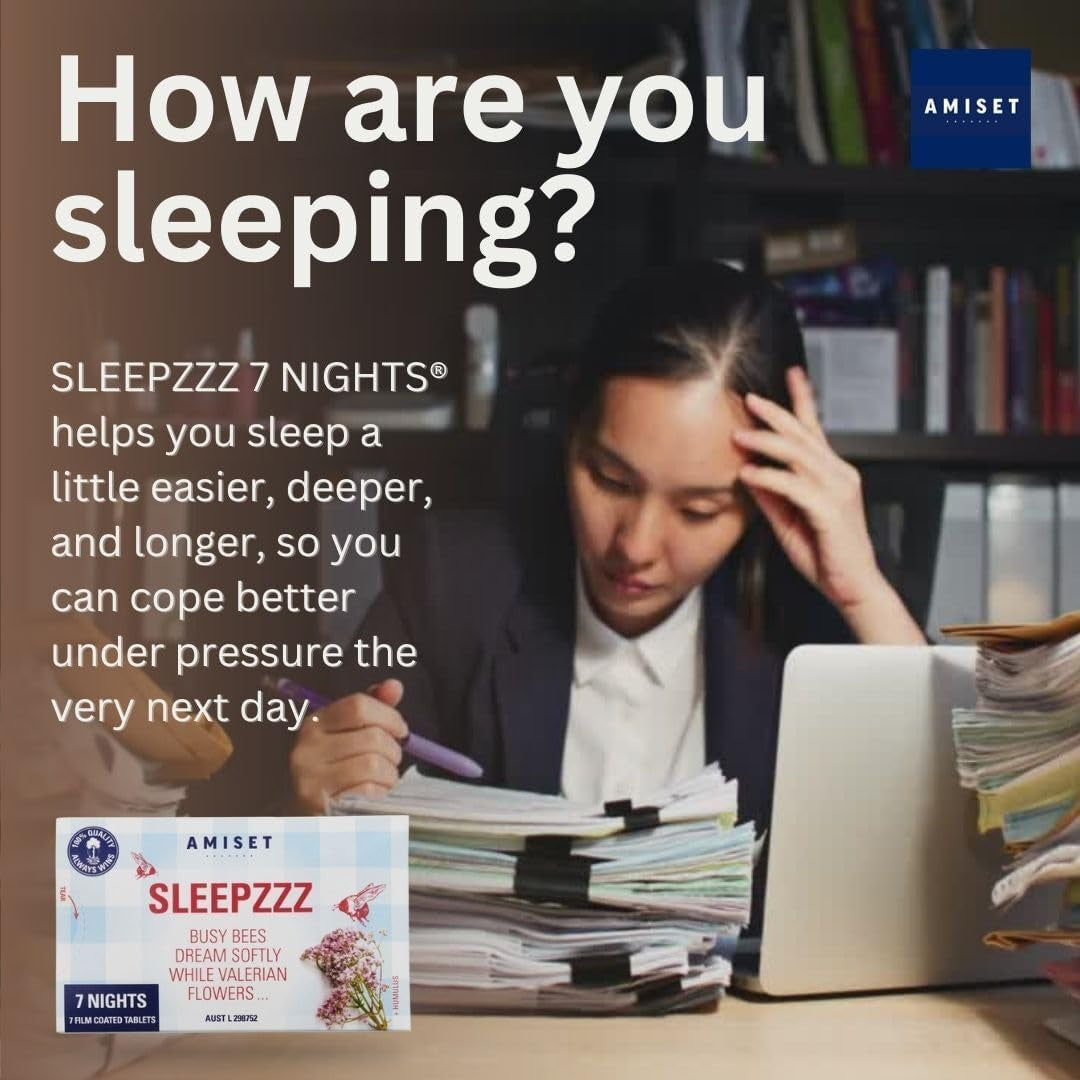 Melatonin Free Sleep Supplement, 175 Tablets - Sleep Aid with Valerian, Hop and Gentian Extract, Sleep Tablets for Adults, 25-Pack