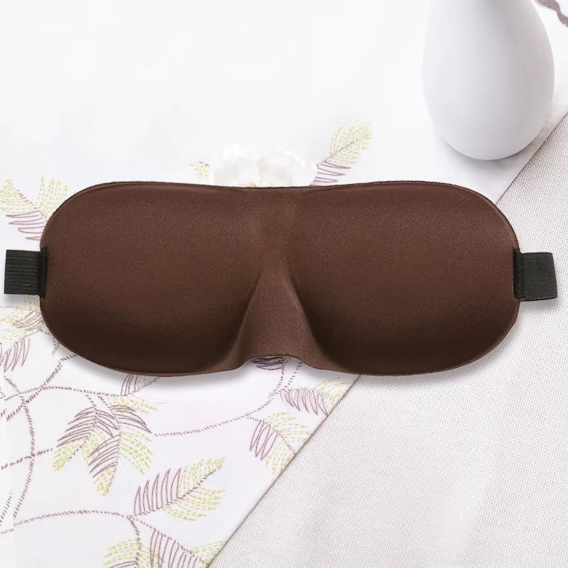 3D Sleeping Eye Mask Travel Rest Aid Eye Cover Patch Paded Soft Sleeping Mask Blindfold Eye Relax Massager