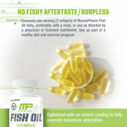 Essentials®, Fish Oil, 2,000 Mg, 60 Softgels (1,000 Mg per Softgel)