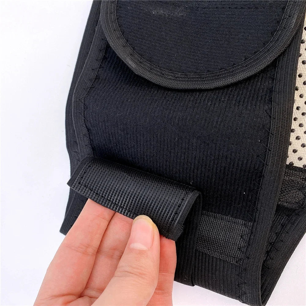 Waist Brace Support Belt Tourmaline Self-Heating Magnetic Therapy Waist Belt Lumbar Support Back Support Brace Double Banded