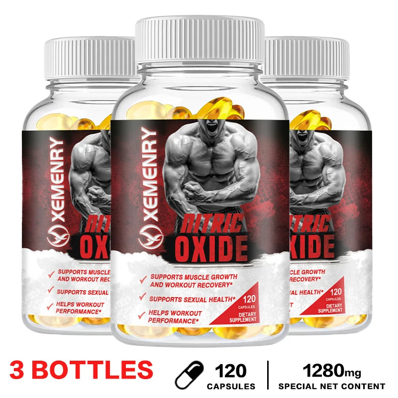 Nitric Oxide - Improve Exercise Performance, Promote Muscle Growth, and Promote Blood Flow and Circulation