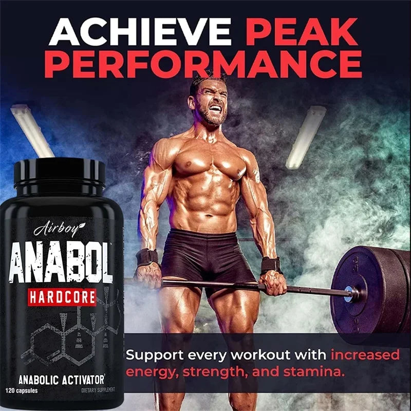 Anabol Hardcore Supplement - Improve Energy Endurance, Boost Metabolism, and Build Muscle Mass