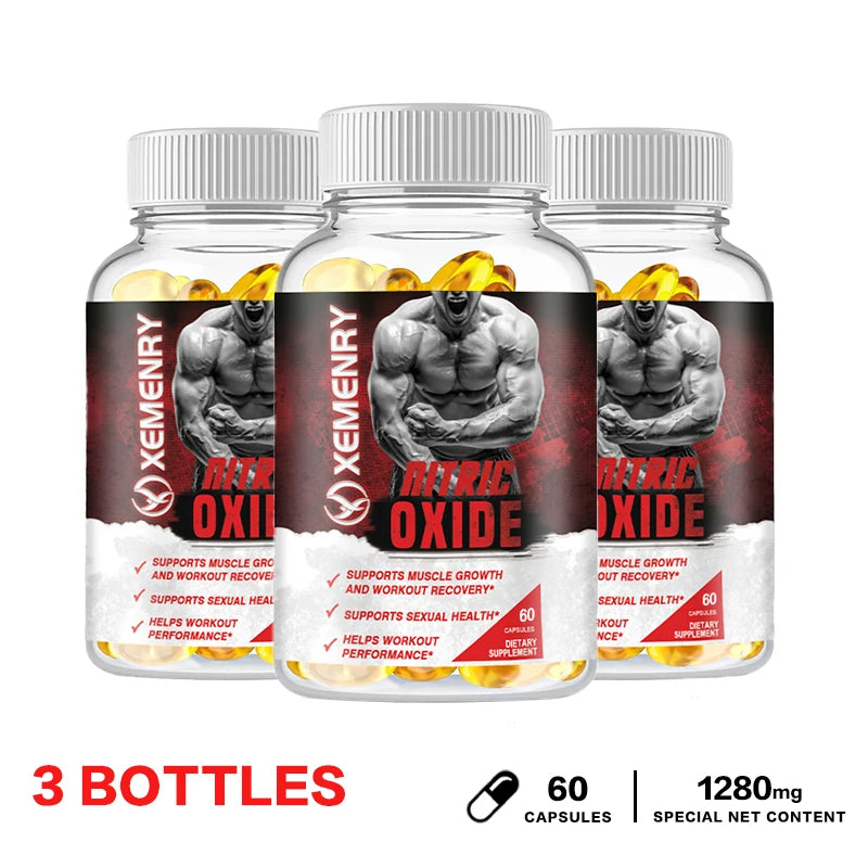 Nitric Oxide - Improve Exercise Performance, Promote Muscle Growth, and Promote Blood Flow and Circulation