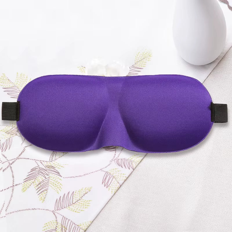 3D Sleeping Eye Mask Travel Rest Aid Eye Cover Patch Paded Soft Sleeping Mask Blindfold Eye Relax Massager