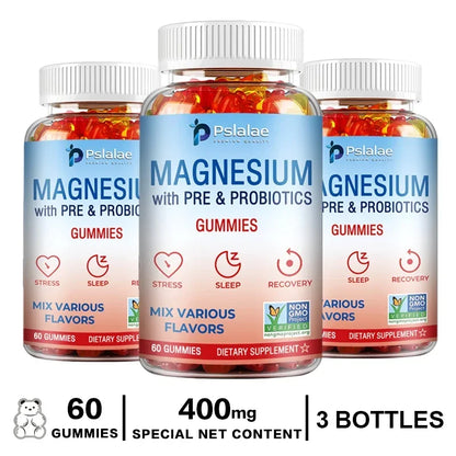 Magnesium Citrate - Supports Bone and Heart Health, Muscle Relaxation, Boosts Energy Production, and Improves Sleep