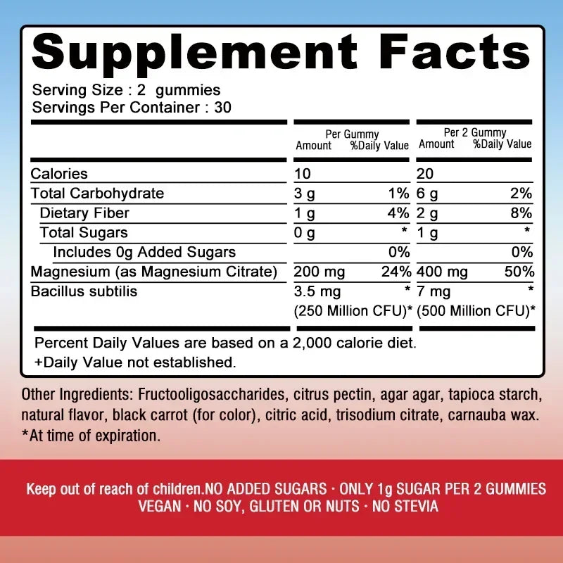 Magnesium Citrate - Supports Bone and Heart Health, Muscle Relaxation, Boosts Energy Production, and Improves Sleep
