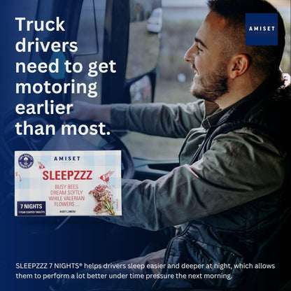 Melatonin Free Sleep Supplement, 175 Tablets - Sleep Aid with Valerian, Hop and Gentian Extract, Sleep Tablets for Adults, 25-Pack