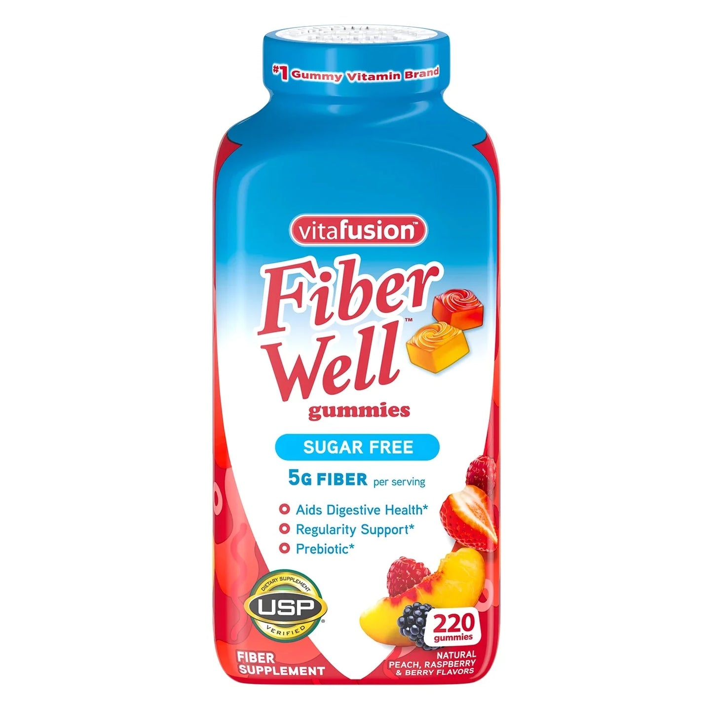 Fiber Well Gummies (220 Ct.) Wholesale, Cheap, Discount, Bulk (1 - Pack)