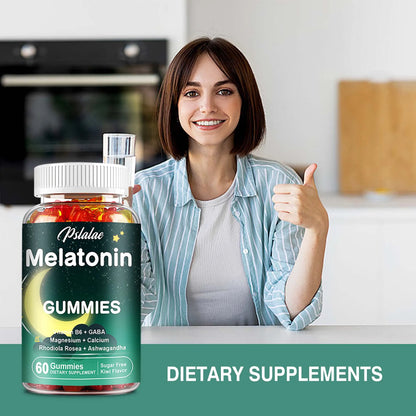 Melatonin Gummies - Helps Reduce The Time It Takes To Fall Asleep, Promote Rapid Sleep - 60 Gummies