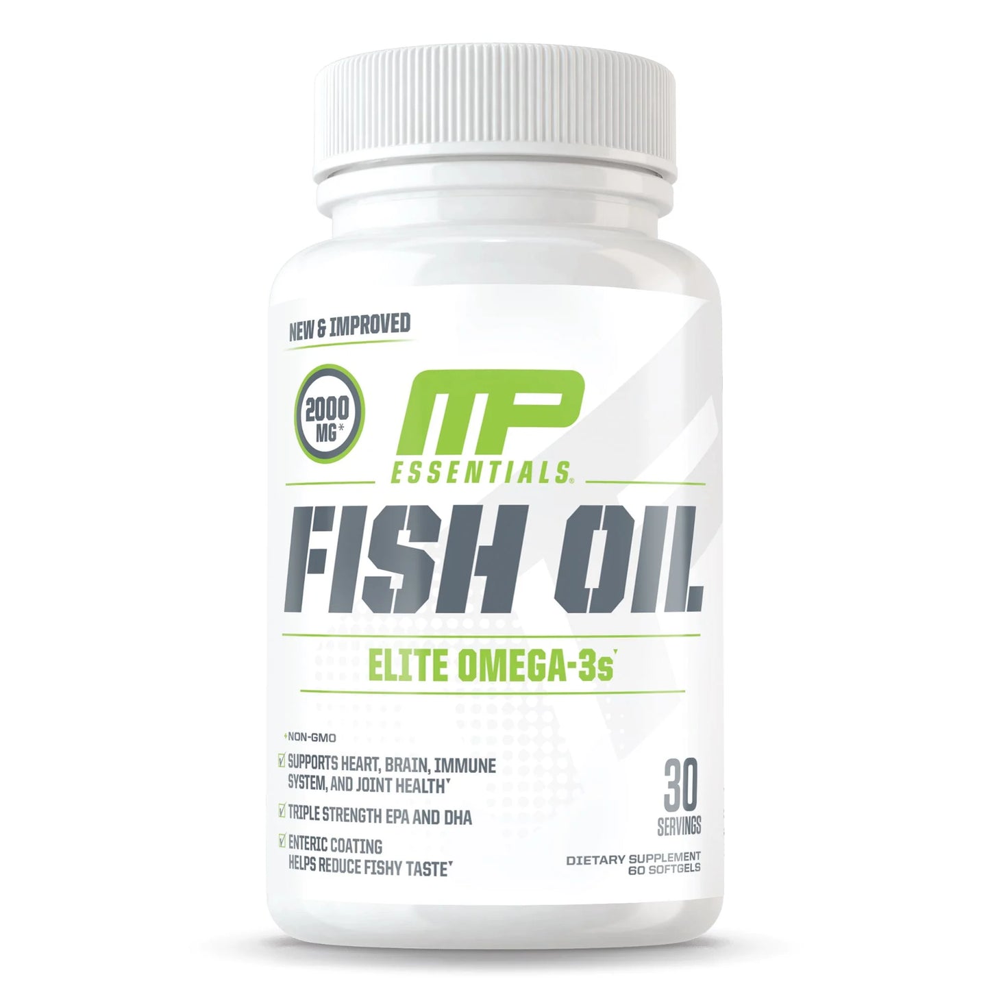 Essentials®, Fish Oil, 2,000 Mg, 60 Softgels (1,000 Mg per Softgel)